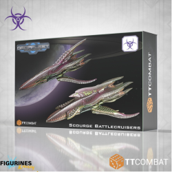 Dropfleet Commander - Scourge Battlecruisers (Plastique) TTDFX-SCG-024