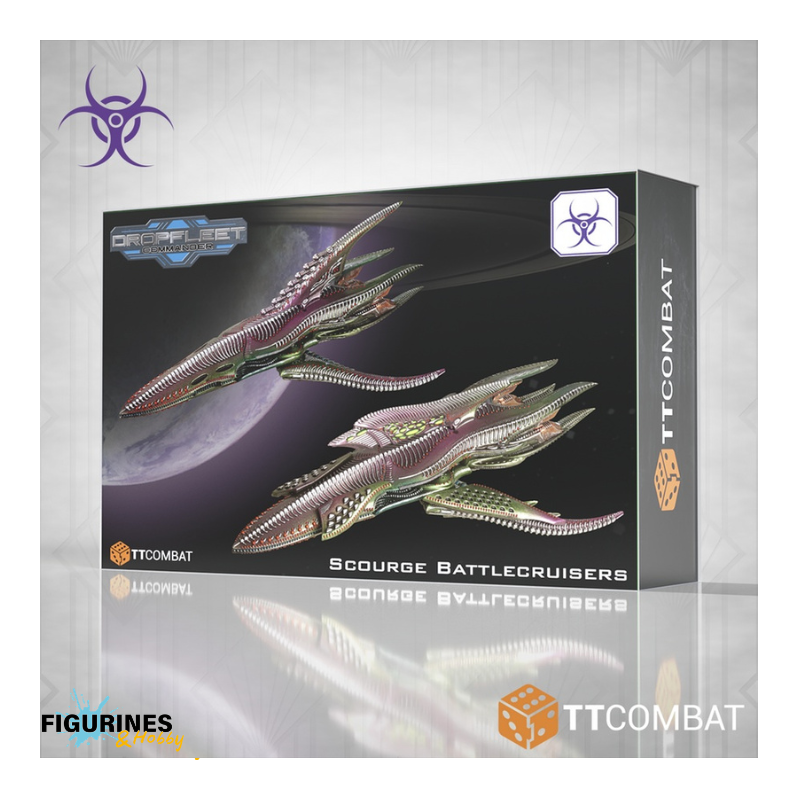 Dropfleet Commander - Scourge Battlecruisers (Plastique) TTDFX-SCG-024