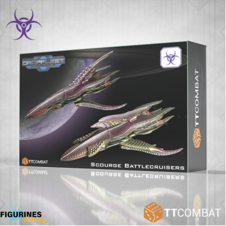 Dropfleet Commander - Scourge Battlecruisers (Plastique) TTDFX-SCG-024
