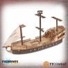Patricians Galleon | Décor MDF pour Carnevale 28-32 mm