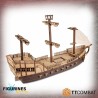 Patricians Galleon | Décor MDF pour Carnevale 28-32 mm