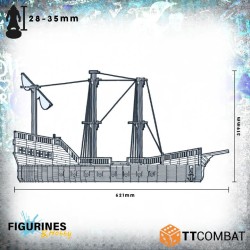 Guild Galleon | Décor MDF pour Carnevale 28-32 mm