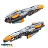 Préco - Dropfleet Commander - Resistance Plastic Battlecruisers