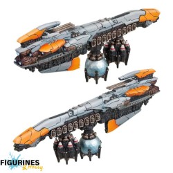 Préco - Dropfleet Commander - Resistance Plastic Battlecruisers