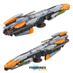 Préco - Dropfleet Commander - Resistance Plastic Battlecruisers