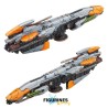 Préco - Dropfleet Commander - Resistance Plastic Battlecruisers