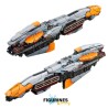 Préco - Dropfleet Commander - Resistance Plastic Battlecruisers