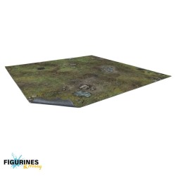 BSTXX034 Maladum - Forsaken Plain Gaming Mat 3x3