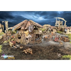 Battle Systems - Maladum – Ur’ghaal Roundhouse | Maison ronde fantasy