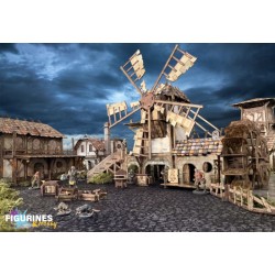 Battle Systems - Maladum – Ingonsburn Windmill | Moulin fantasy 3D
