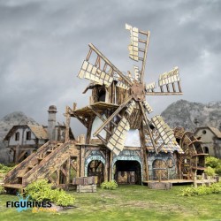 Battle Systems - Maladum – Ingonsburn Windmill | Moulin fantasy 3D