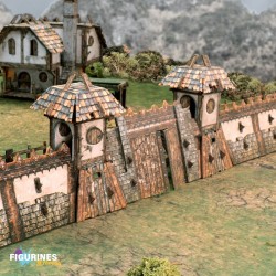 Battle Systems - Maladum – Ingonsburn Boundary Walls | Remparts fantasy