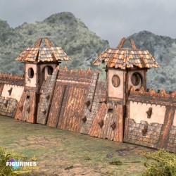 Battle Systems - Maladum – Ingonsburn Boundary Walls | Remparts fantasy