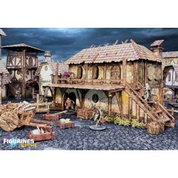 Battle Systems - Maladum – Ingonsburn Alehouse | Auberge fantasy 3D