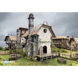 Battle Systems - Maladum – Ingonsburn Citizen’s Quarter | 3 maisons