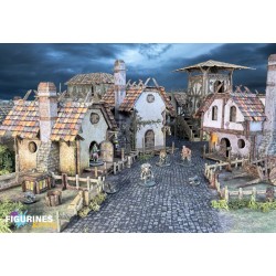Battle Systems - Maladum – Ingonsburn Citizen’s Quarter | 3 maisons