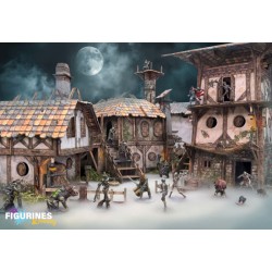 Battle Systems - Maladum – Ingonsburn Township | Ville fantasy 224 pièces
