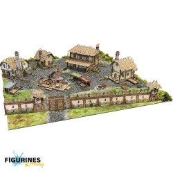 Battle Systems - Maladum – Ingonsburn Township | Ville fantasy 224 pièces