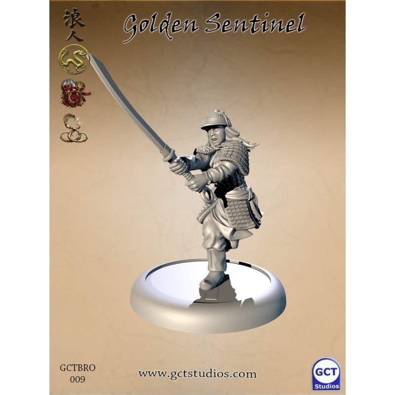 BUSHIDO - SENTINELLE D'OR (SCULPTURE ALTERNATIVE) (FR) - GCTBRN009