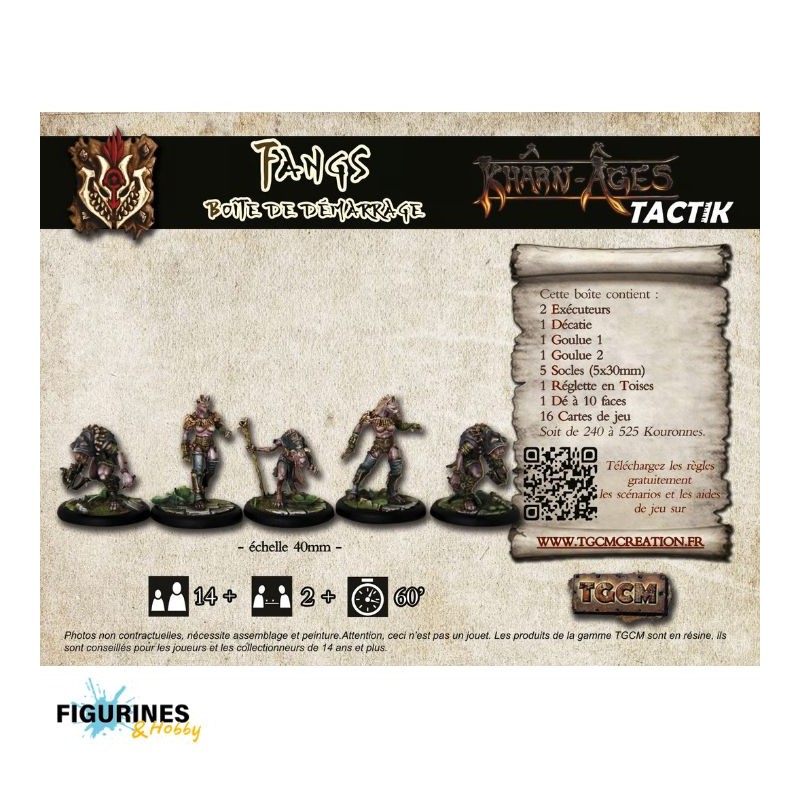 KAFAST1T_Khârn-Âges Tactik - Fangs - Boîte de Démarrage (FR)