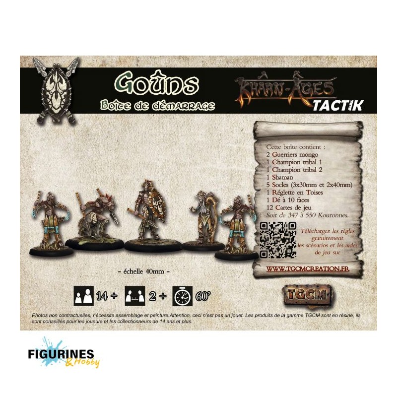 KAGOST1T_Préco - Khârn-Âges - Goûns - Boîte de Démarrage (FR)