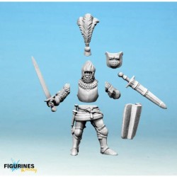 North Star Bohemian Knights | 18 Chevaliers 28 mm