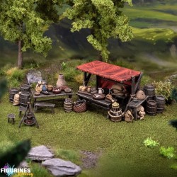 Victrix Miniatures - Market Stall | Décor Viking