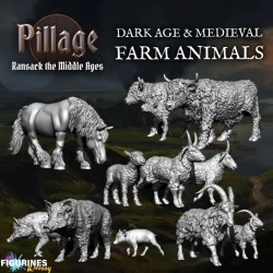 Victrix Farm Animals | Animaux Ferme Médiévale