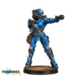 Infinity – Indigo Spec-Ops, 3 figurines métal