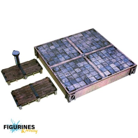 TTSUV-SOV-1002-TT Combat - Chroma - Venetian Large Tiles Prépeint