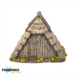 Victrix Miniatures – Dark Ages Hut | 3 maisons