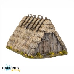Victrix Miniatures – Dark Ages Hut | 3 maisons