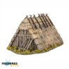 Victrix Miniatures – Dark Ages Hut | 3 maisons