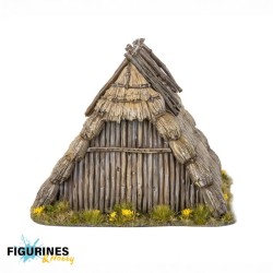 Victrix Miniatures – Dark Ages Hut | 3 maisons