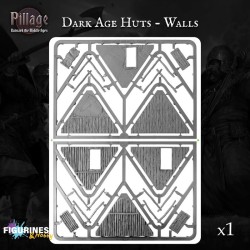 Victrix Miniatures – Dark Ages Hut | 3 maisons