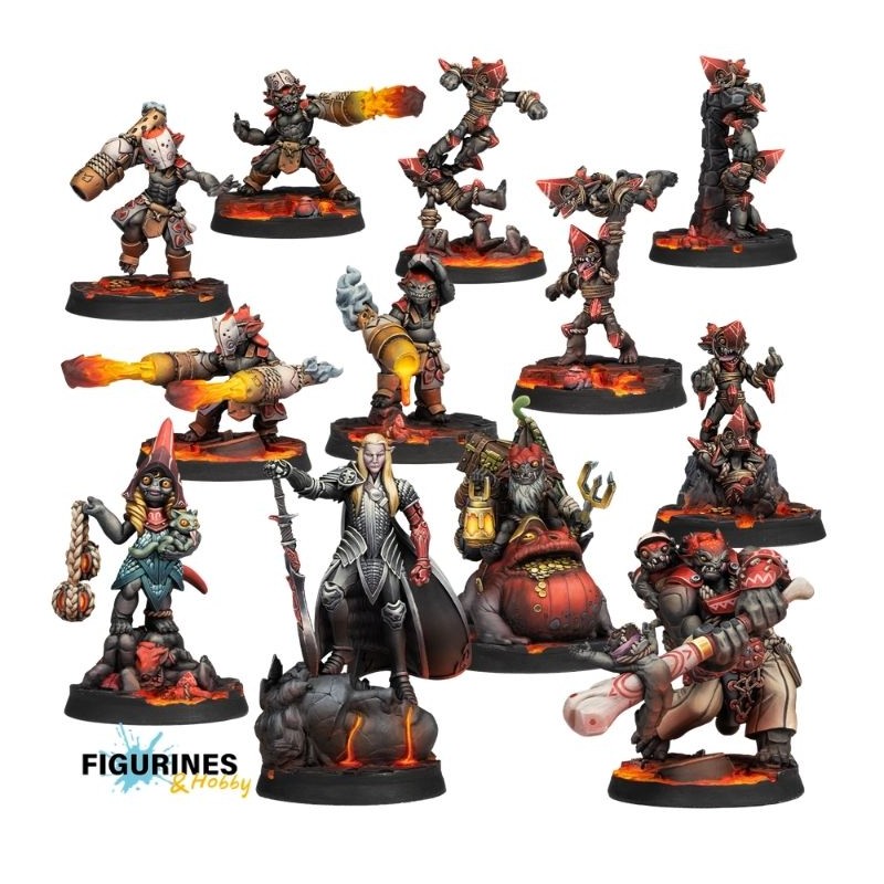 WW07001-0090FR-Warcrow - Red Caps Action Pack (FR + ENG)