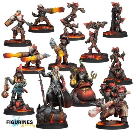 WW07001-0090FR-Warcrow - Red Caps Action Pack (FR + ENG)