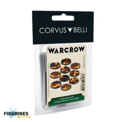 Warcrow Red Caps Scenery Bases 30mm – Lot de 10