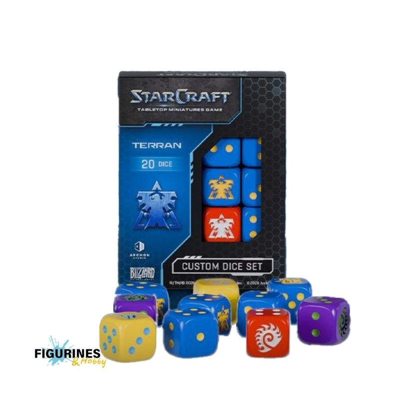 SCMG0025_Starcraft - Terran - Dice Set