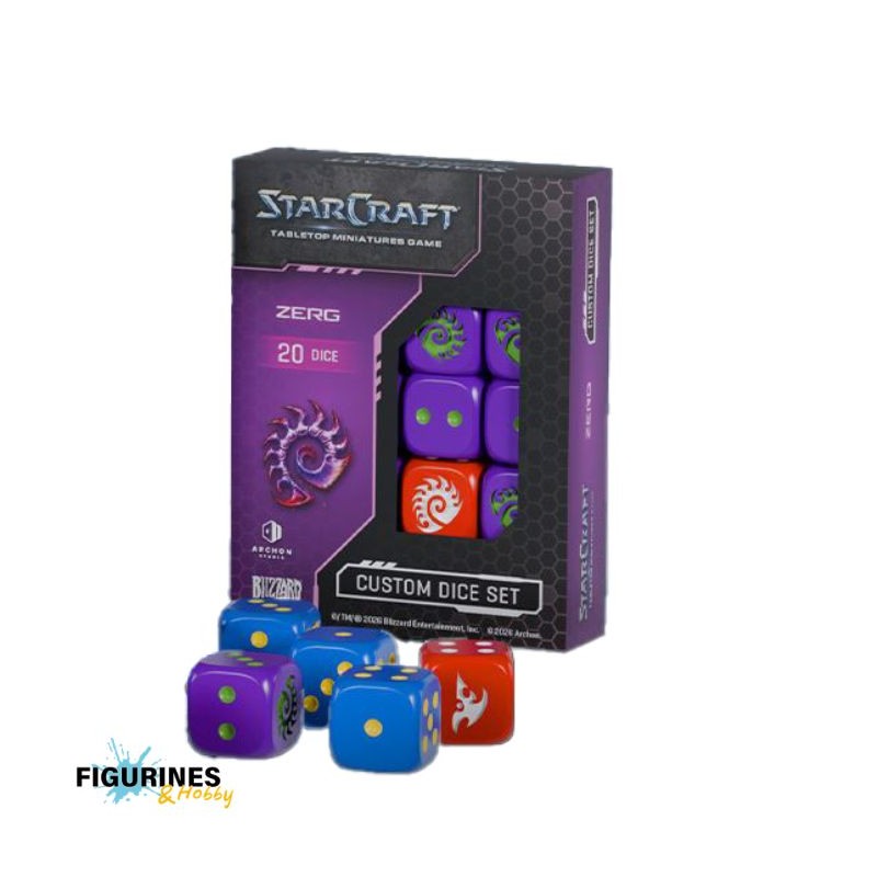 SCMG0023_Starcraft - Zerg - Dice Set