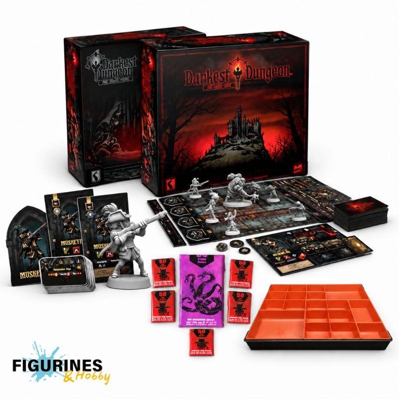 Pack Darkest Dungeon – Jeu de plateau et accessoires