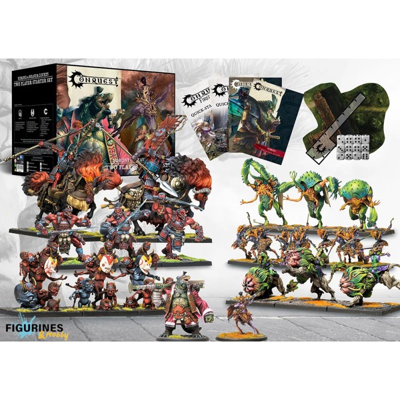 PBW6611-Conquest - Two player Starter Set - Yoroni VS Weaver Courts