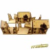 15mm Ruined Town House Set - WAR-002