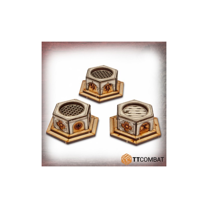 Venetian Hexagonal Wells - TTSCW-SOV-044