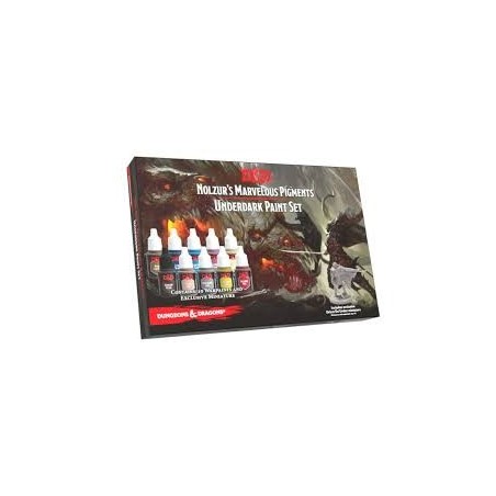 75004 Army Painter - D&D - D&D Underdark Paint Set avec figurine exclusive de Drizzt Do'Urden