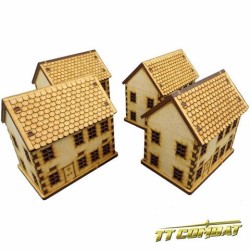 15mm Town House Set - TTSCW-WAR-001