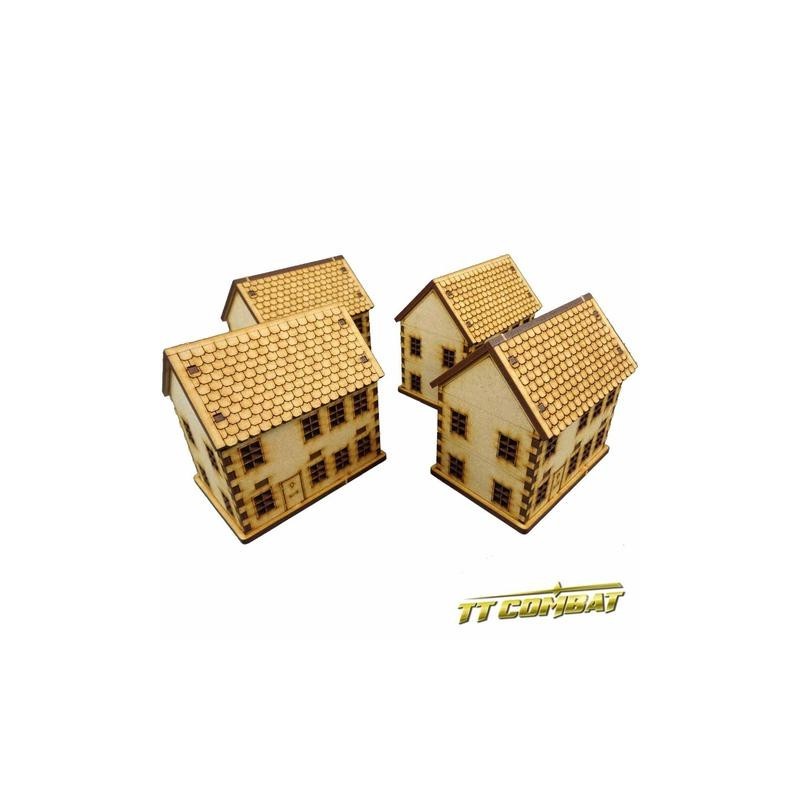 15mm Town House Set - TTSCW-WAR-001