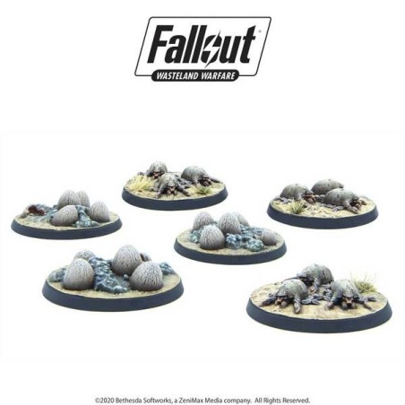 Fallout: Wasteland Warfare - Créatures : Mirelurk Hatchling & Eggs MUH052007