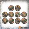 32mm Tomb World Flying Bases - TTSCR-SFG-015