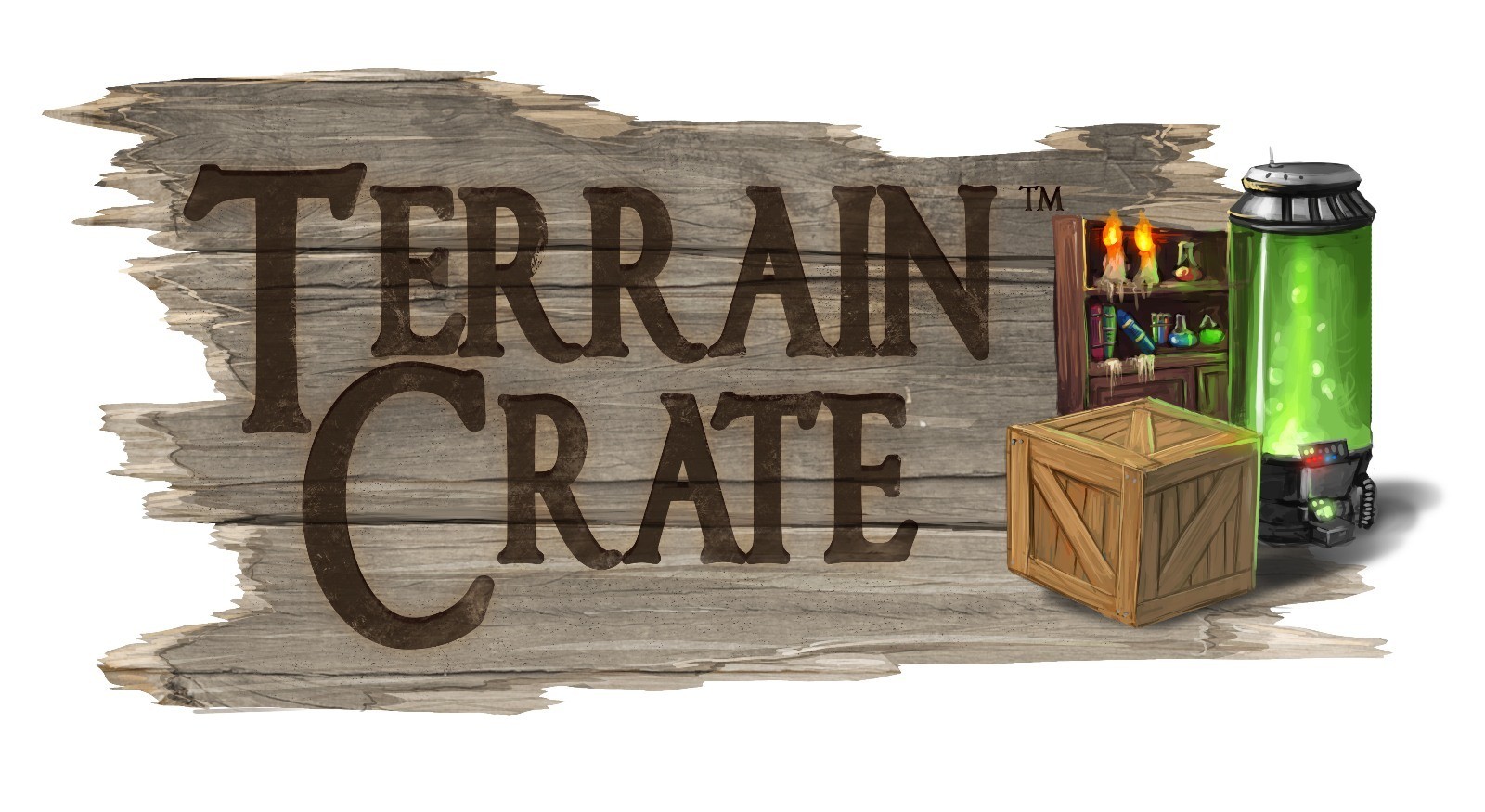 Terrain Crate, les décors